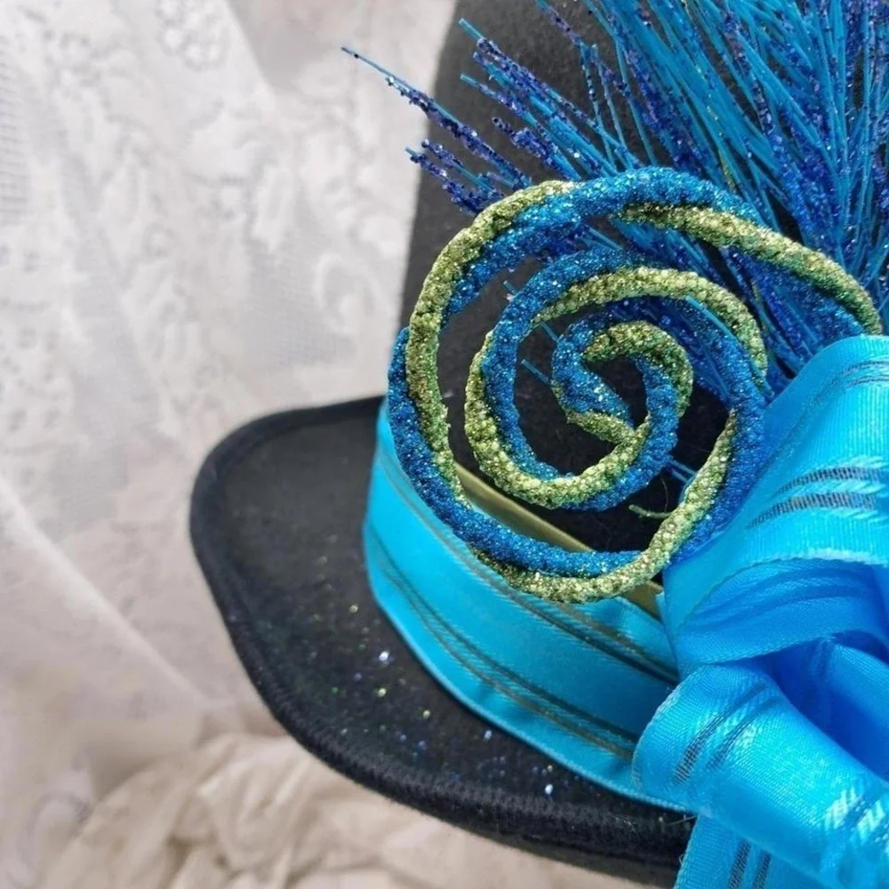 WHIMISICAL TOP HAT  PARTY HAT‎ COSTUME UNIQUE OOAK